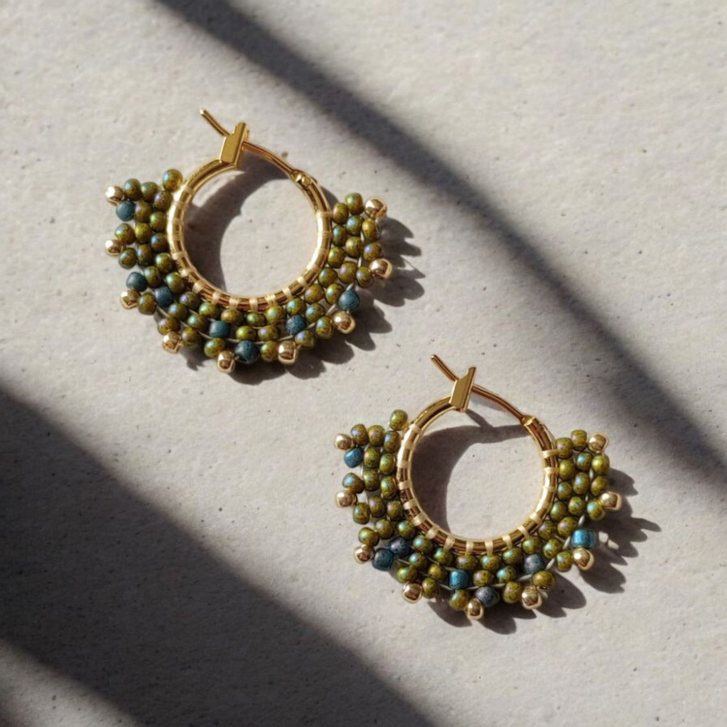 Oceana Hoops (Hand-beaded)
